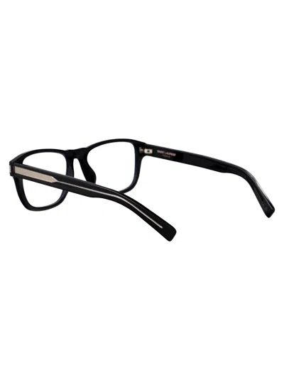 Saint Laurent Rectangle-frame Glasses In Black