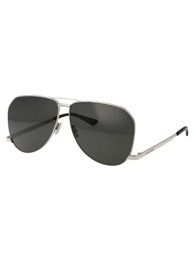 Saint Laurent Sl 690 Dust Sunglasses In Black