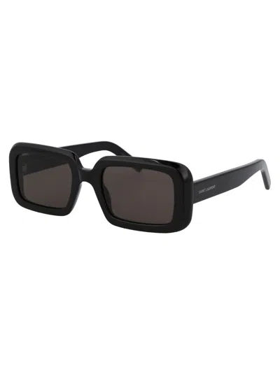 Saint Laurent Sl 534 Sunrise Sunglasses In Black