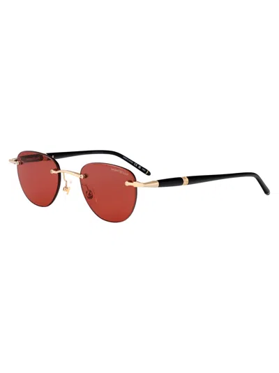 Montblanc Mb0412s Sunglasses In Brown