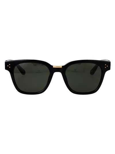 Linda Farrow Sanchez Sunglasses In Green