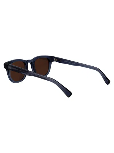 Mykita Clear Ash Shiny Silver Acetate Sunglasses In Brown