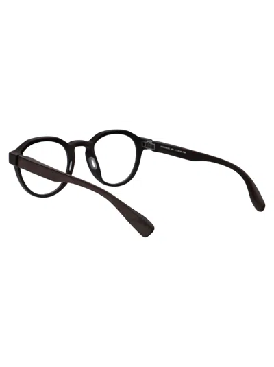 Mykita 346 Indigo Clear Acetate Glasses In Black