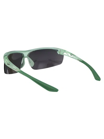 Nike Solid Grey Mirror Matte Jade Ice Acetate Sunglasses In Green