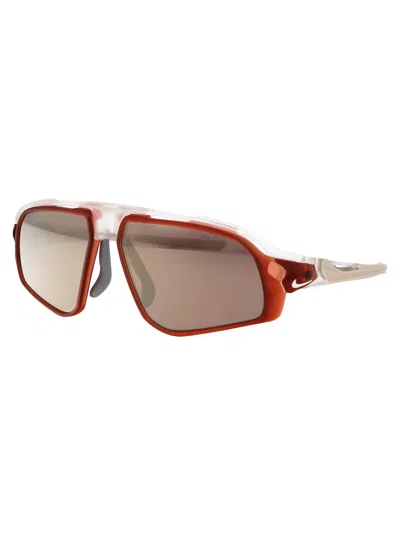 Nike Road Tint Matte Clear Acetate Sunglasses