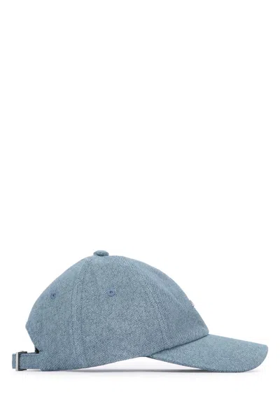 Jacquemus Curved Brim Cap For Everyday Wear In Blue