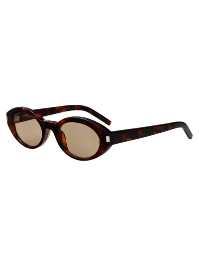 Saint Laurent Eyewear Sunglasses In Brown