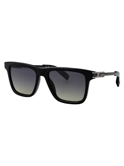 Chopard Nero Lucido Metal Sunglasses In Black
