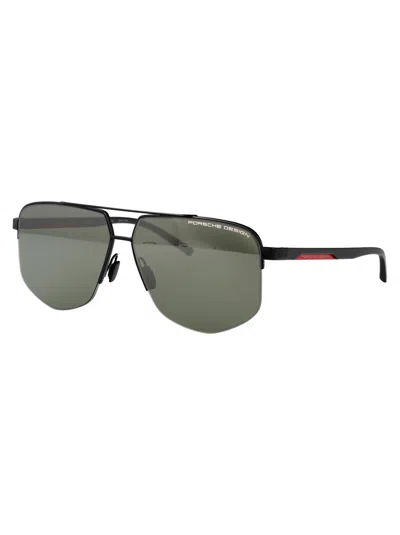 Porsche Design P8943 Sunglasses In Green