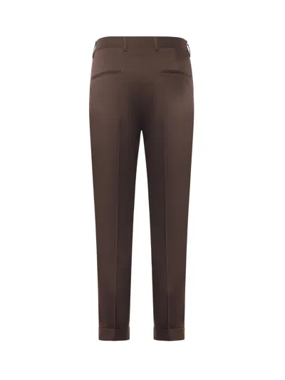 Be Able Tailored Wool-blend Gabardine Trousers In Blue
