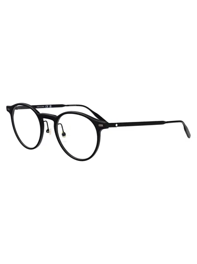 Montblanc Black-ruthenium-transparent Injection Glasses In Black
