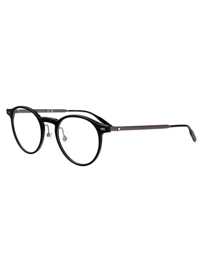 Montblanc Black-ruthenium-transparent Injection Glasses In Black