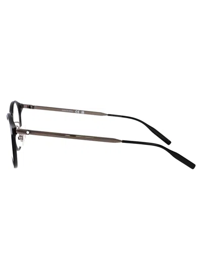 Montblanc Black-ruthenium-transparent Injection Glasses In Black