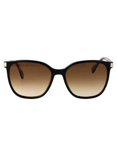 Longchamp Rectangular Sunglasses Lo612 S 10 In Multi