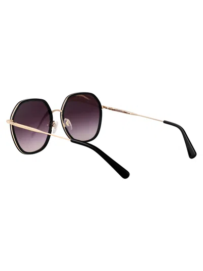 Longchamp Rectangular Sunglasses Lo163 S 728 In Black