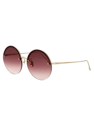 Linda Farrow Adrienne Sunglasses In Brown