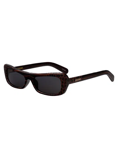 Jacquemus Capri Sunglasses In Black