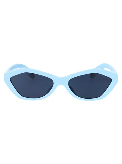 Jacquemus Light Blue Acetate Sunglasses In Blue