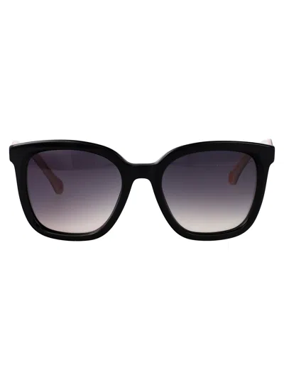 Carolina Herrera Blackpink Acetate Sunglasses In Black