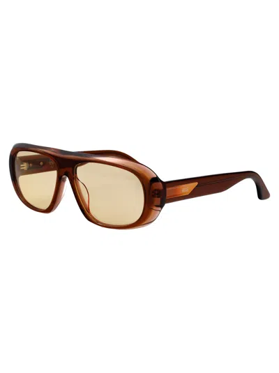 Gcds Gd0067 Sunglasses In Brown