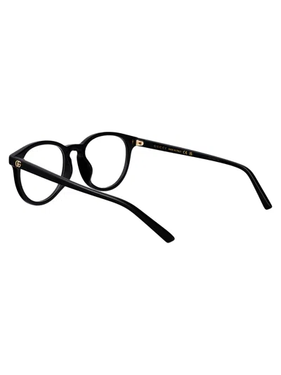 Gucci Black-black-transparent Recycled Acetate Glasses In Black