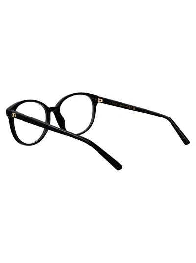 Gucci Black-black-transparent Recycled Acetate Glasses In Black