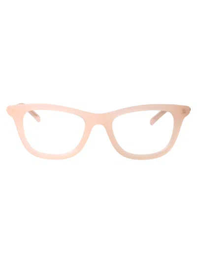 Gucci Pink-pink-transparent Recycled Acetate Glasses In Neutral