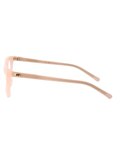 Gucci Pink-pink-transparent Recycled Acetate Glasses In Neutral