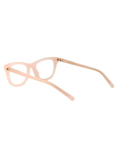 Gucci Pink-pink-transparent Recycled Acetate Glasses In Neutral