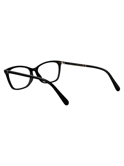 Gucci Black-black-transparent Recycled Acetate Glasses In Black