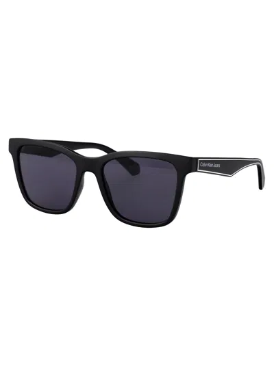 Calvin Klein Jeans Est.1978 Ckj24601sn Sunglasses In Black