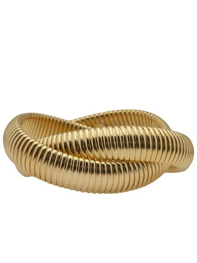 Shop Janis Savitt Twist 'cobra' Bracelet In Metallic