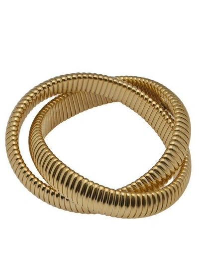 Shop Janis Savitt Twist 'cobra' Bracelet In Metallic