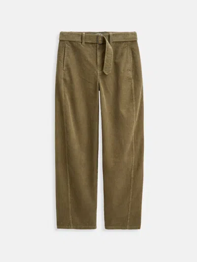 Alex Mill 9th Street Pant In Fine Wale Cord In Green