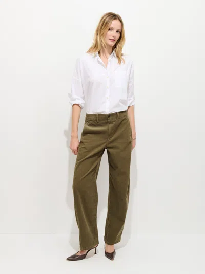 Alex Mill 9th Street Pant In Fine Wale Cord In Green