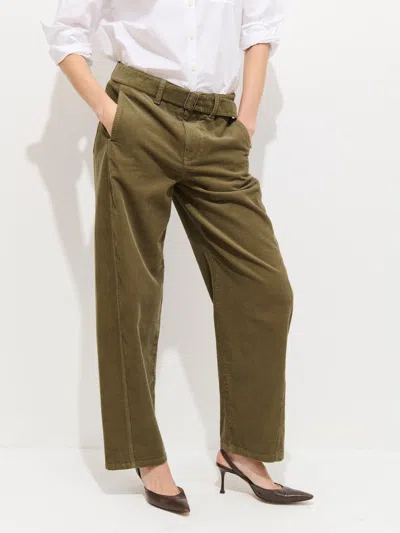 Alex Mill 9th Street Pant In Fine Wale Cord In Green