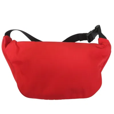 Pre-owned Balenciaga Red Color Nylon Fanny Pack Sling Bag ()