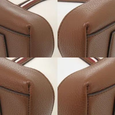 Pre-owned Bally Beige Canvas Leather Tote Bag () In Sand