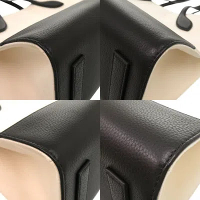 Pre-owned Bally Black Canvas Leather Tote Bag ()