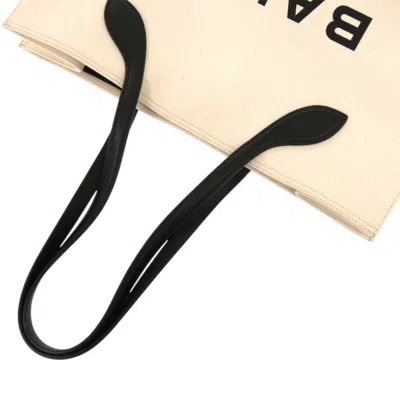 Pre-owned Bally Black Canvas Leather Tote Bag ()