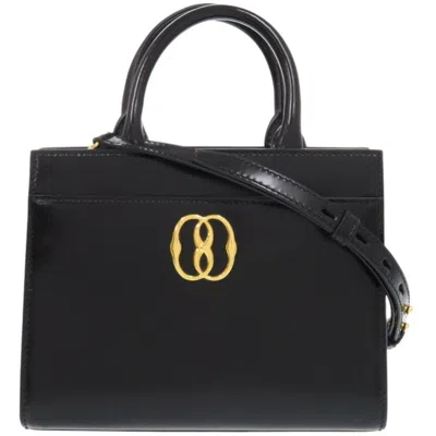 Pre-owned Bally Black Patent Leather Canvas Tote Bag ()