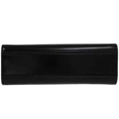 Pre-owned Bally Black Patent Leather Canvas Tote Bag ()