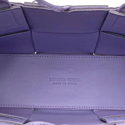 Pre-owned Bottega Veneta Purple Leather Shoulder Bag Tote Bag ()