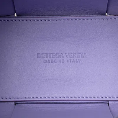 Pre-owned Bottega Veneta Purple Leather Shoulder Bag Tote Bag ()