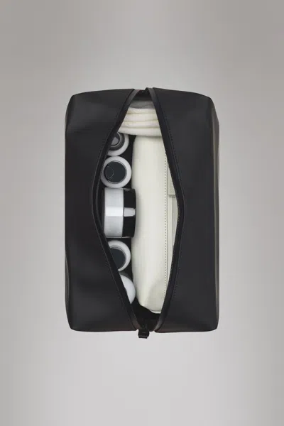 Rains Wash Bag Large In Black