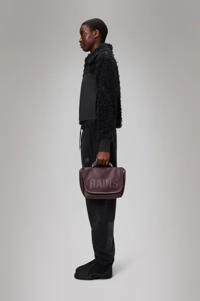Rains Texel Wash Bag In Gray