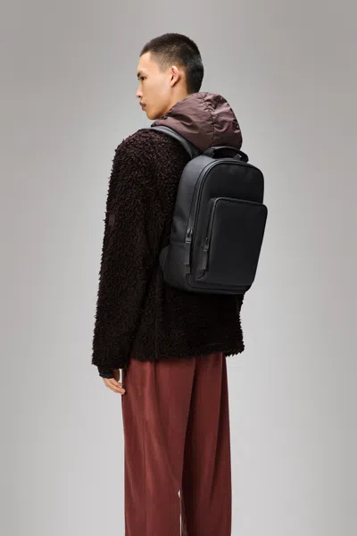 Rains Book Daypack In Black