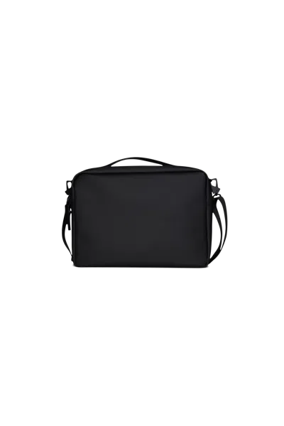 Rains Water Resistant Laptop Bag In Black