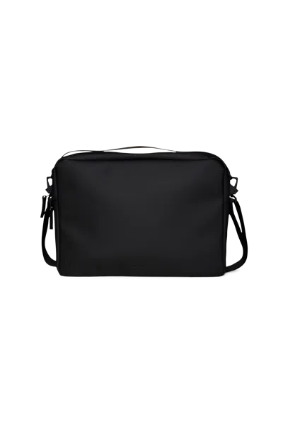 Rains Water Resistant Laptop Bag In Black