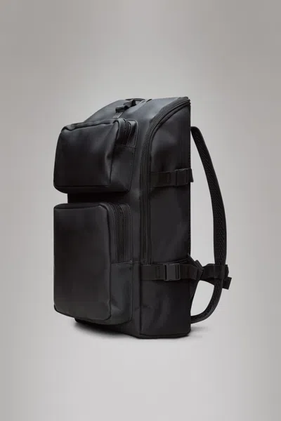 Rains Trail Cargo Backpack In Black